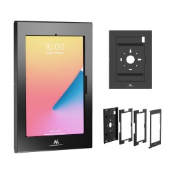 Uchwyt reklamowy do tabletu Maclean MC-950 B, z blokadą. 12.4"-13", iPad Air/ Pro, Samsung Tab S10+/S9+/S8+/S7+, 257x350x22mm