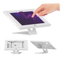 Uchwyt reklamowy do tabletu Maclean MC-957 W, z blokadą. 10.9"-11", iPad Air/ Pro, Samsung Tab A&S Series, 220x323x22mm