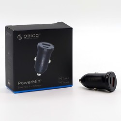 Ładowarka samochodowa Orico PM-65-1A1C-BK-EP PD 65W, USB-C, USB-A