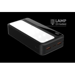 Powerbank Rebeltec P20 LCDPD LAMP (20 000mAh 22,5W) z latarką LED