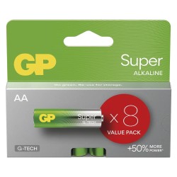 Baterie alkaliczne AA / LR6 GP Super Alkaline - blister 8 szt.