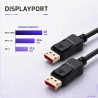 Kabel DisplayPort Qoltec M/M v2.1 | 40G | 2m