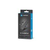 Hub USB Natec Mayfly 4xUSB 3.0 czarny USB-C + Adapter USB-A