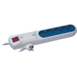Listwa zasilająca Lestar LF 2005 G-A K.: SZ 3m szara