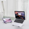 Podstawka do notebooka Orico PFB-A2-SV-BP składana aluminium