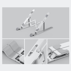 Podstawka do notebooka Orico PFB-A2-SV-BP składana aluminium
