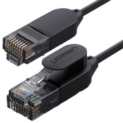 Kabel sieciowy Ugreen 70653 RJ45 Cat. 6A UTP 1000Mbs 3m - czarny