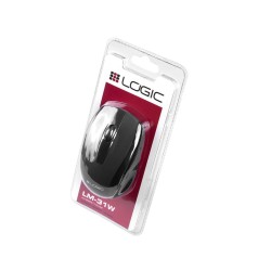 Mysz bezprzewodowa LOGIC LM-31W optyczna czarna