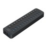 HUB USB-A Orico CT2U3-13AB-EU-BK-BP 13x USB-A 5Gbps BC 1.2 60W czarny