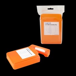 Pudełko ochronne na HDD LogiLink UA0133 3,5" pomarańczowe