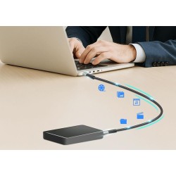 Kabel USB 3.2 Gen2x2 LogiLink CU0441 USB-C - USB-C, M/M, 20 Gb/s, 240 W, 4K, czarny, 0,5m