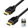 Kabel HDMI LogiLink CH0112 8K/60 Hz, 48 Gb/s, aluminium, nylon, 3m