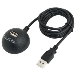 Kabel USB LogiLink CU0013B USB A(M) USB A(F) stacja dokująca