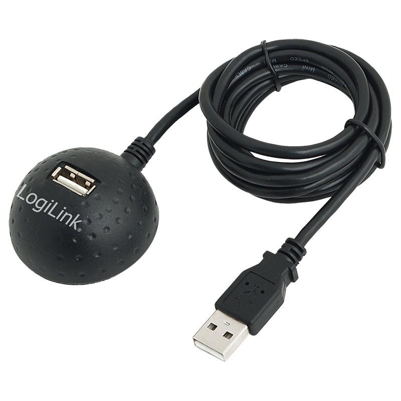 Kabel USB LogiLink CU0013B USB A(M) USB A(F) stacja dokująca