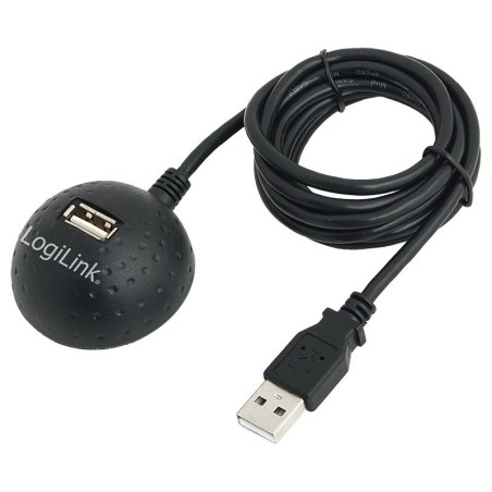 Kabel USB LogiLink CU0013B USB A(M) USB A(F) stacja dokująca