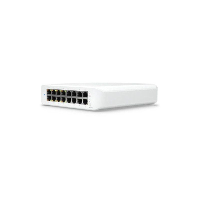Switch zarządzalny UBIQUITI UniFi Switch Lite 16 PoE (USW-LITE-16-POE ) 16x 10/100/1000Mb/s (8xPoE+)