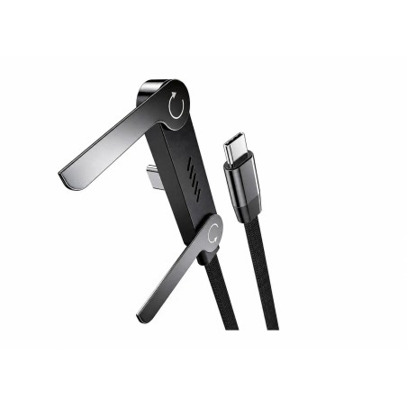 Kabel USB-C - USB-C Vakoss TC-U570 1m z funkcją stojaka 100W