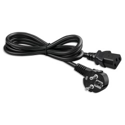 Kabel zasilający Qoltec wtyczka kątowa SCHUKO CEE 7/7 (E/F) | IEC C13 2m 3 * 0,75mm2