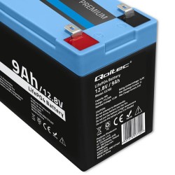 Akumulator LiFePO4 Qoltec Litowo-Żelazowo-Fosforanowy | 12.8V | 9Ah | 115.2Wh | BMS