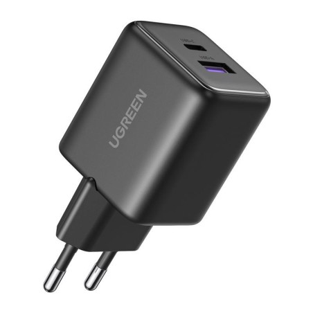Ładowarka sieciowa Ugreen X516 USB + USB-C, GaN, 30W - czarna