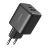 Ładowarka sieciowa Ugreen X516 USB + USB-C, GaN, 30W - czarna
