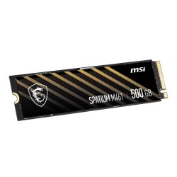 Dysk SSD MSI SPATIUM M461 500GB PCIe 4.0 NVMe M.2 2280 (4700/1700 MB/s) 3D NAND