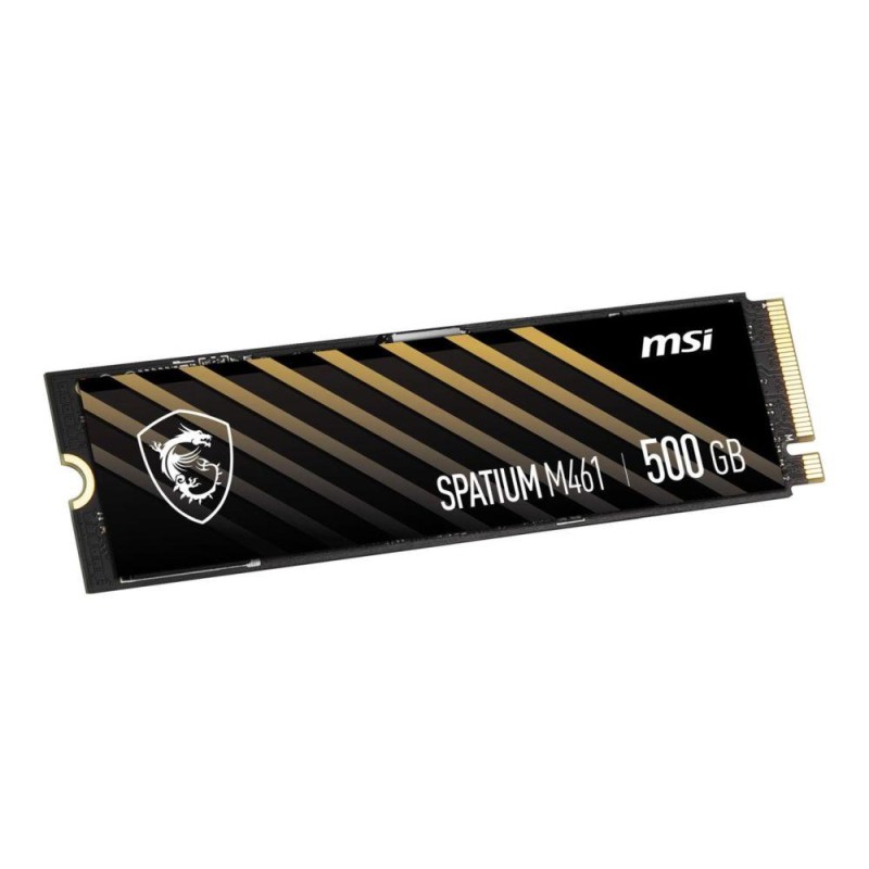Dysk SSD MSI SPATIUM M461 500GB PCIe 4.0 NVMe M.2 2280 (4700/1700 MB/s) 3D NAND