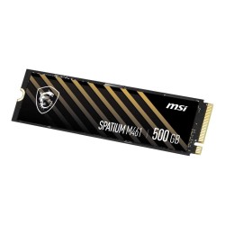 Dysk SSD MSI SPATIUM M461 500GB PCIe 4.0 NVMe M.2 2280 (4700/1700 MB/s) 3D NAND