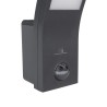 Lampa LED Maclean MCE244 GR z czujnikiem ruchu na podczerwień 750lm 10W IP54 szary