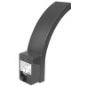 Lampa LED Maclean MCE244 GR z czujnikiem ruchu na podczerwień 750lm 10W IP54 szary