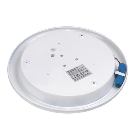 Plafon LED Maclean MCE131 ACU 12W z czujnikiem ruchu pir i zasilaniem awaryjnym zasięg 6m