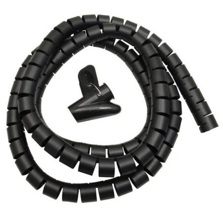 Organizator maskownica kabli Maclean MCTV-676 B czarna 25mm x 2m