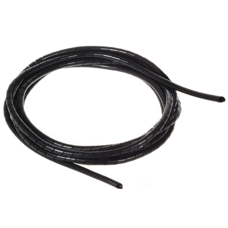 Osłona maskująca na kable Maclean MCTV-684 B (5*6mm) 3m czarna spirala