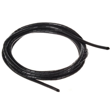 Osłona maskująca na kable Maclean MCTV-684 B (5*6mm) 3m czarna spirala