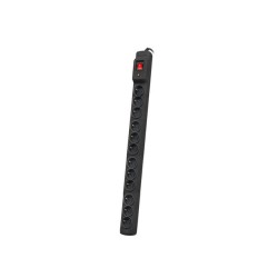 Listwa zasilająca Armac Multi M12 Rack 19" 5m 12x PL, montaż pionowy, czarna
