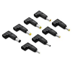 Zasilacz sieciowy uniwersalny Qoltec 45W | 8 wtyczek | +kabel zasilający