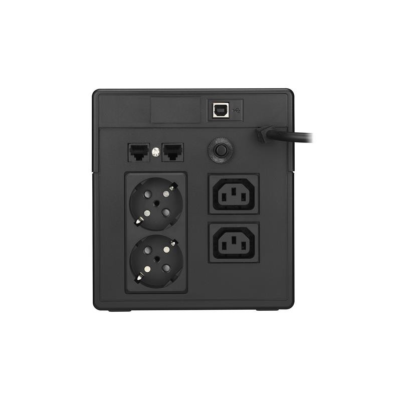 Zasilacz awaryjny UPS Power Walker Line-Interactive 1000VA 2xSCHUKO+2xIEC RJ USB LCD