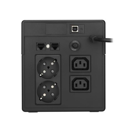 Zasilacz awaryjny UPS Power Walker Line-Interactive 1000VA 2xSCHUKO+2xIEC RJ USB LCD