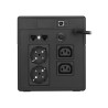 Zasilacz awaryjny UPS Power Walker Line-Interactive 1000VA 2xSCHUKO+2xIEC RJ USB LCD