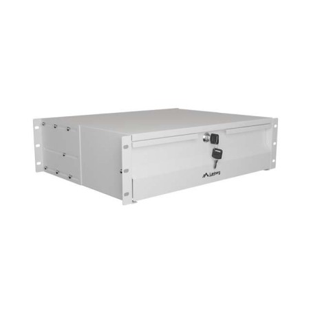Szuflada do szaf 19" Lanberg 3U 360mm Lanberg (3U/483x360mm udźwig do 90kg, montaż 4 punktowy) szara