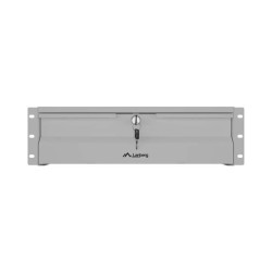 Szuflada do szaf 19" Lanberg 3U 360mm Lanberg (3U/483x360mm udźwig do 90kg, montaż 4 punktowy) szara