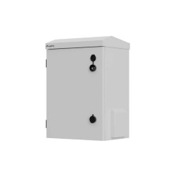 Szafa instalacyjna Rack Lanberg wisząca 10" hermetyczna IP55 do montażu na ścianie/słupie 340x250x500 szara (złożona)