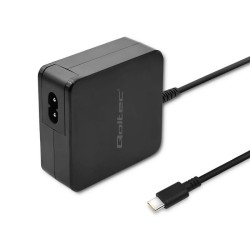 Zasilacz sieciowy Qoltec 65W | 5-20.3V | 2-3.25A | USB typ C | PD