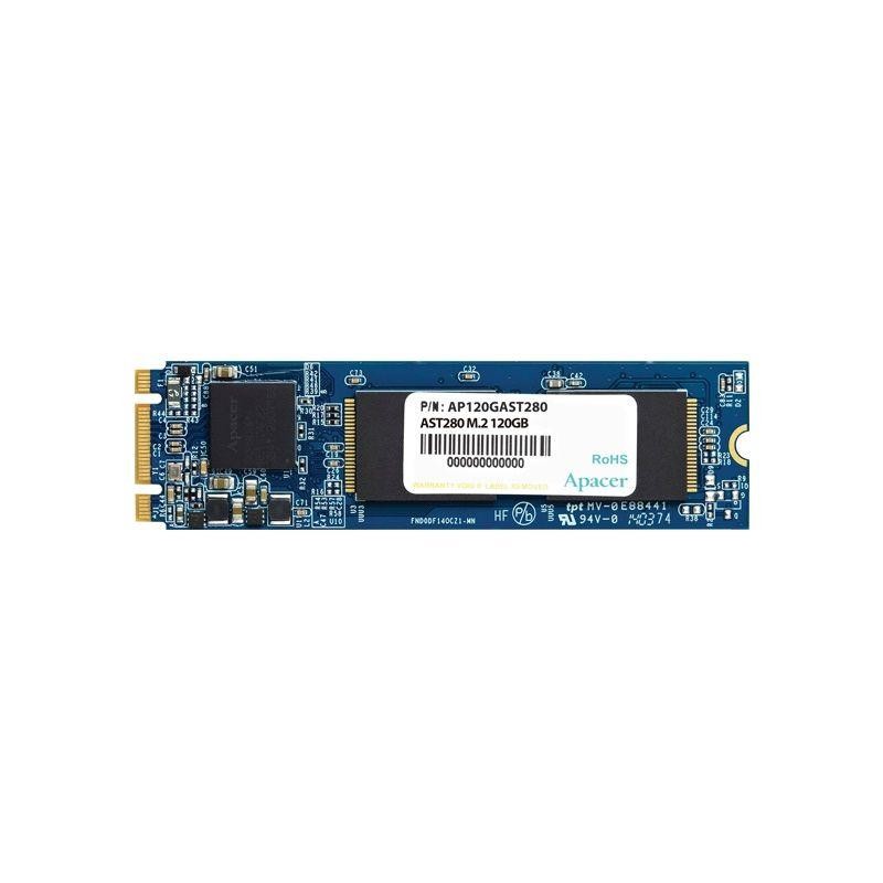 Dysk SSD Apacer AST280 120GB M.2 SATA3 2280 (500/470 MB/s) 7mm, TLC 3D NAND