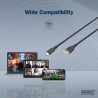 Kabel zasilający DIGITUS silikonowy USB-A - USB-C, USB 2.0 60W, 0,5m czarny