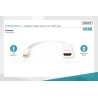 Kabel adapter DIGITUS mini Displayport 1080p 60Hz DP++ / HDMI M/Ż biały 0,15m