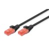 Patchcord DIGITUS UTP kat. 6 3m PVC czarny
