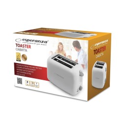 Toster Esperanza Ciabata EKT002 biały