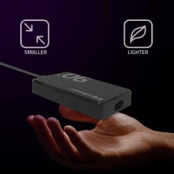 Ładowarka sieciowa Qoltec 90W GaN Super Fast SLIM | PD | 5-20V | 4.5A | USB-C 3.1 | Laptop | MacBook | Smartfon | +kabel