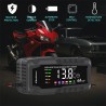 Ładowarka inteligentna Qoltec mikroprocesorowa 12V 6A | Prostownik z funkcją naprawy do akumulatora AGM GEL LiFePO4 | LCD